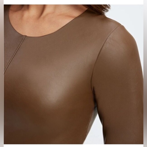 Good American Faux Leather Bodysuit size 1 - Picture 6 of 10